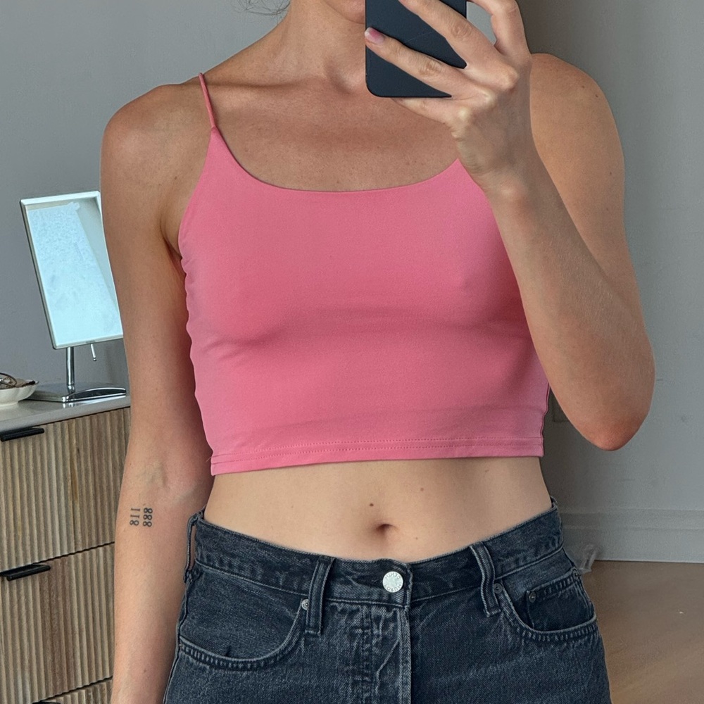 Pink Women's Crop Top